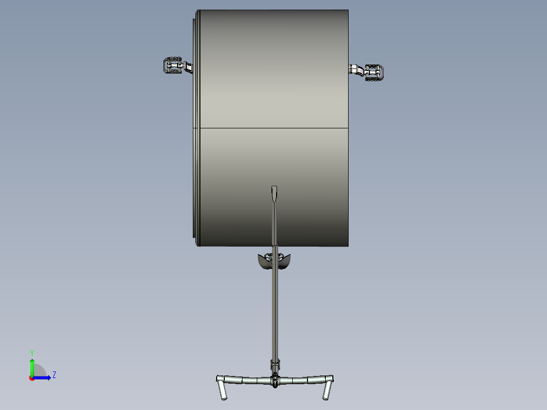 助力健身洗衣机左视图