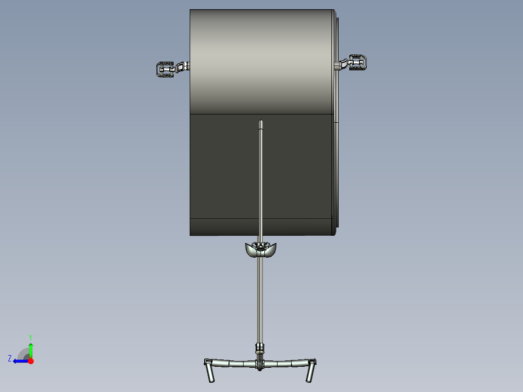 助力健身洗衣机右视图