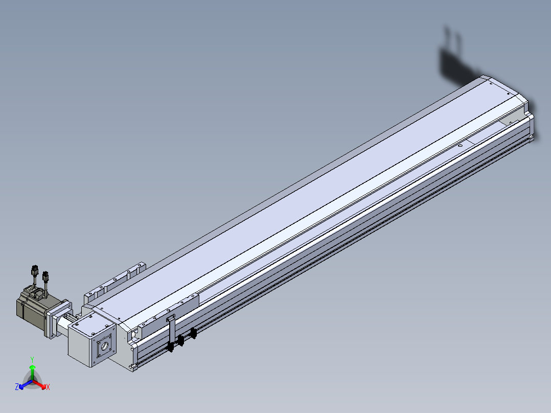 东锦同步带传动-直线滑台模组DH210B-L150-S1100-BL-P750W-C3