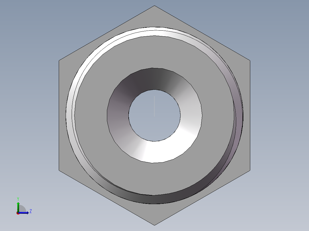 水管接头-有边 [DN15X10.5]左视图