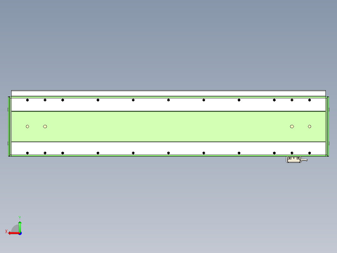 威洛博LC系列3d模型模组LC17E2Y-S650后视图