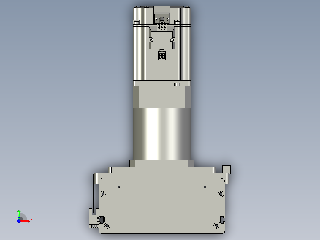 东锦齿条传动DH175G-L167-S950-BU-减速机+750W前视图