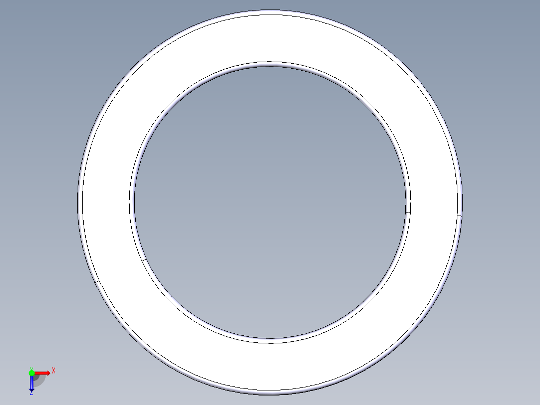 平面推力球轴承51111俯视图