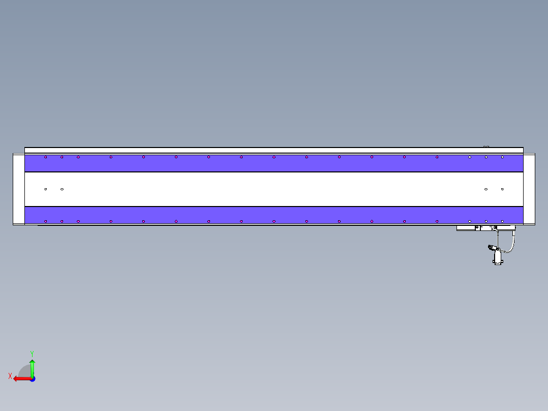威洛博VL系列3d模型模组VL22H2Y-S1300后视图