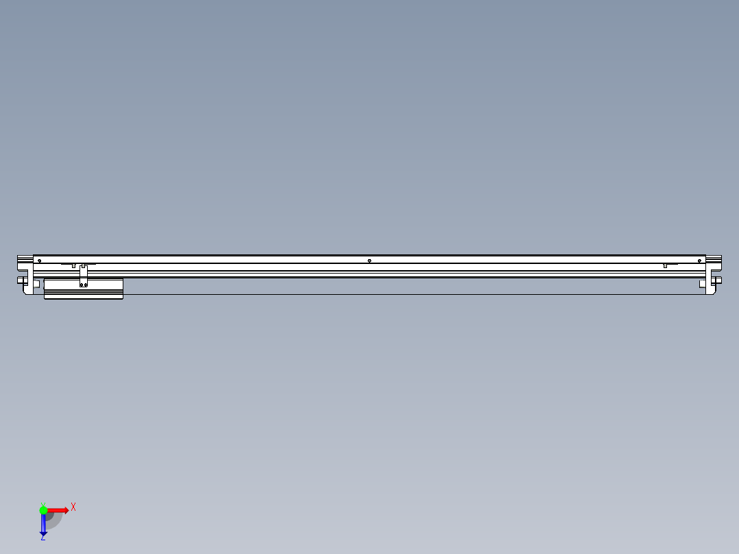 威洛博VL系列3d模型模组VL22H2Y-S1300俯视图