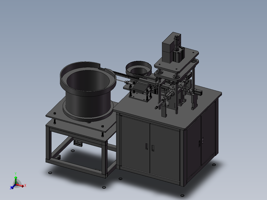 全自动插针铆接机3D模型
