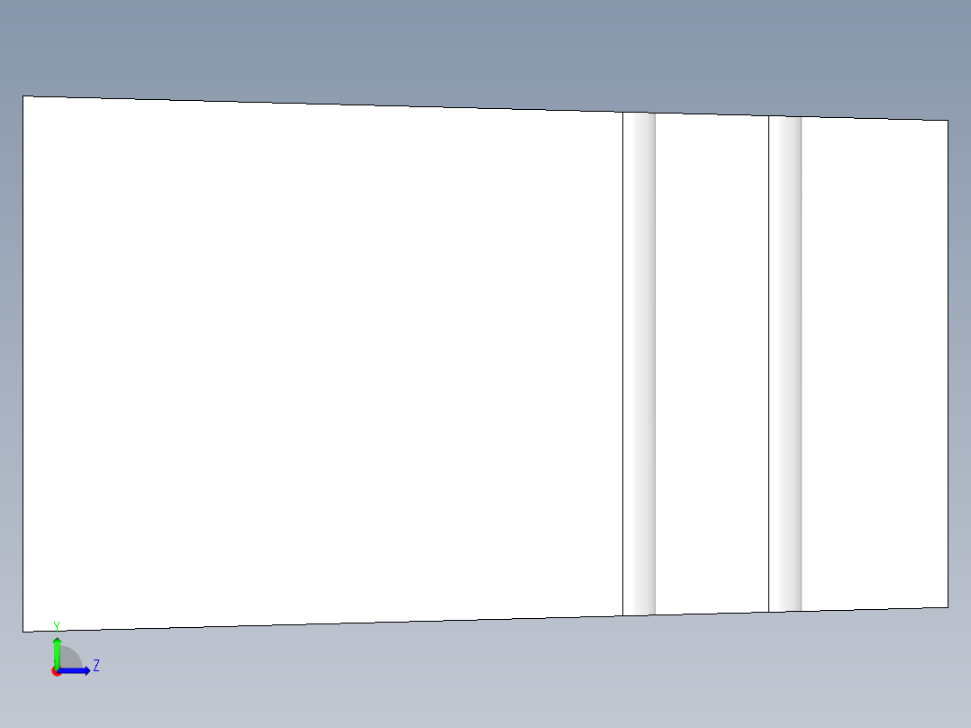 階梯墊塊2349-3D多系列多零件图纸模型左视图