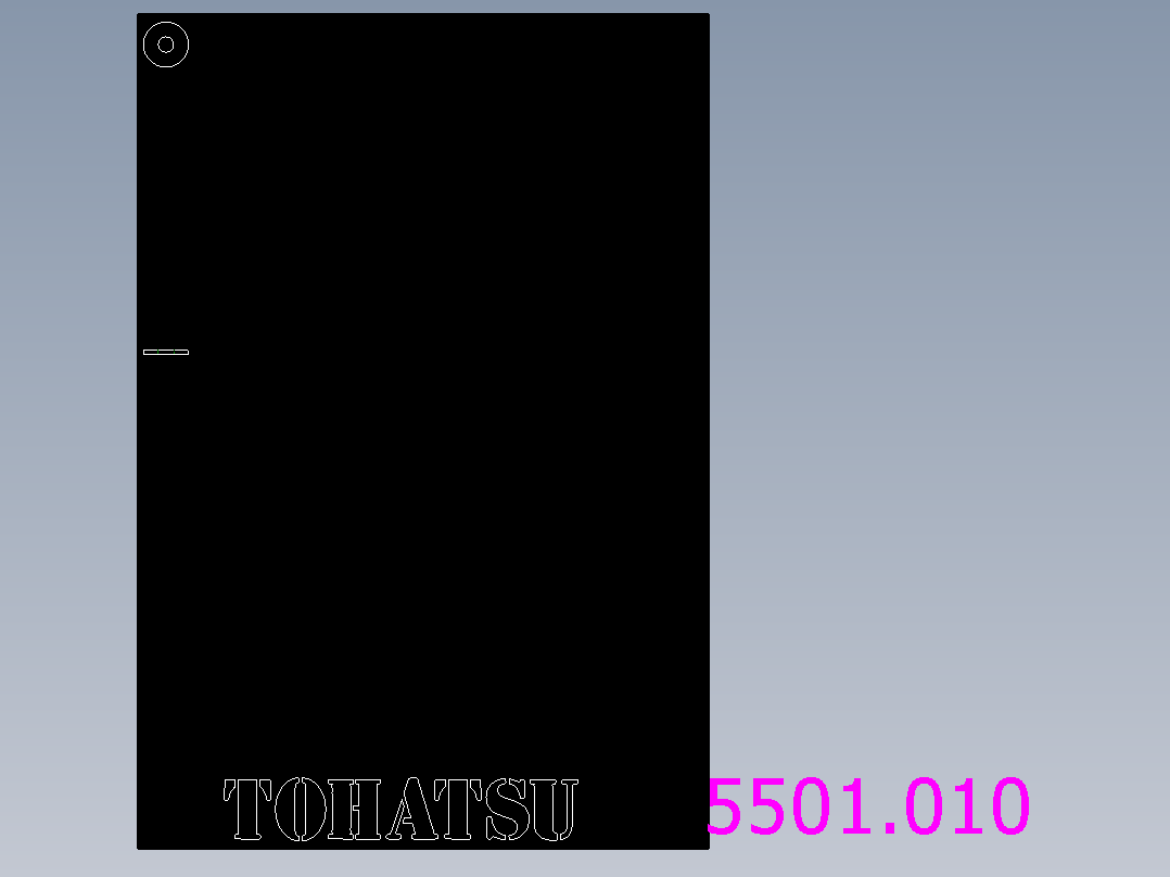 華司 5501-2D多系列多零件图纸模型