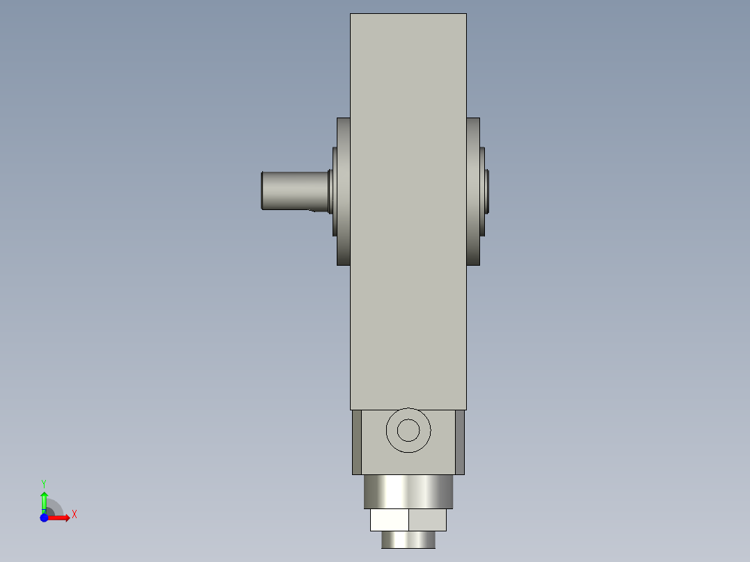 旋转气爪PRC20-180前视图