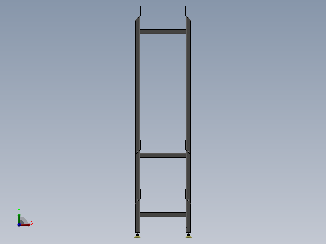 皮带输送机 (14)前视图