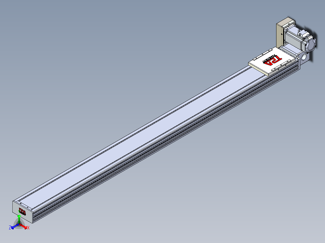同步带全封闭直线模组TPA-HCB-110D-90-L1250-RU-Y-P40-N3