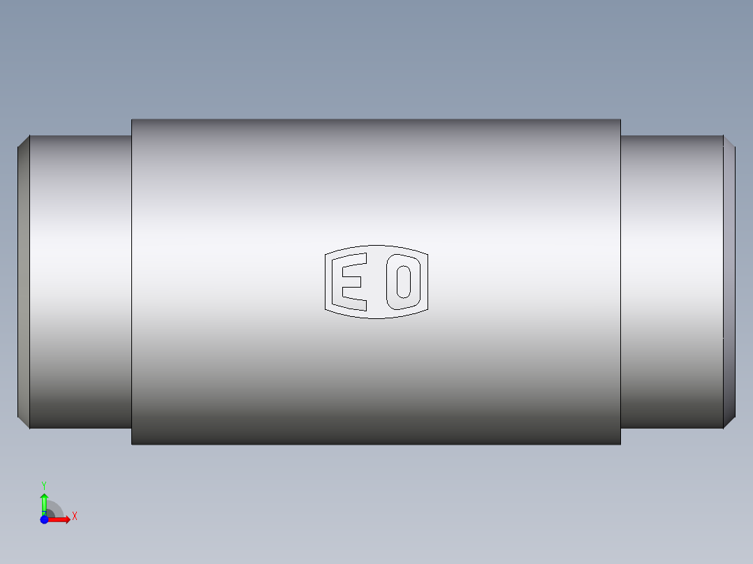 卡套式工业通用硬管接头EO_Weld_bulkhead_fitting_ESV28LX前视图