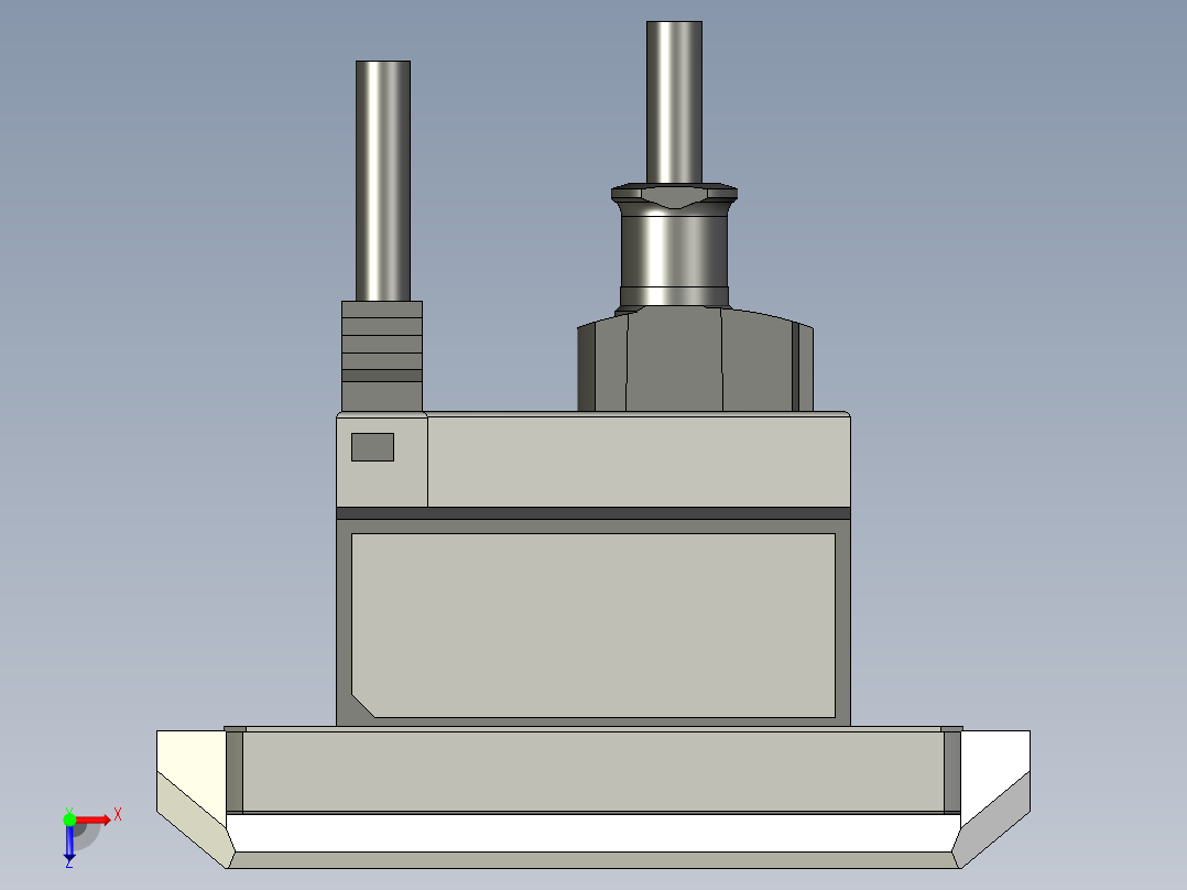 基恩士IG-1500_1550_kc图纸模型俯视图