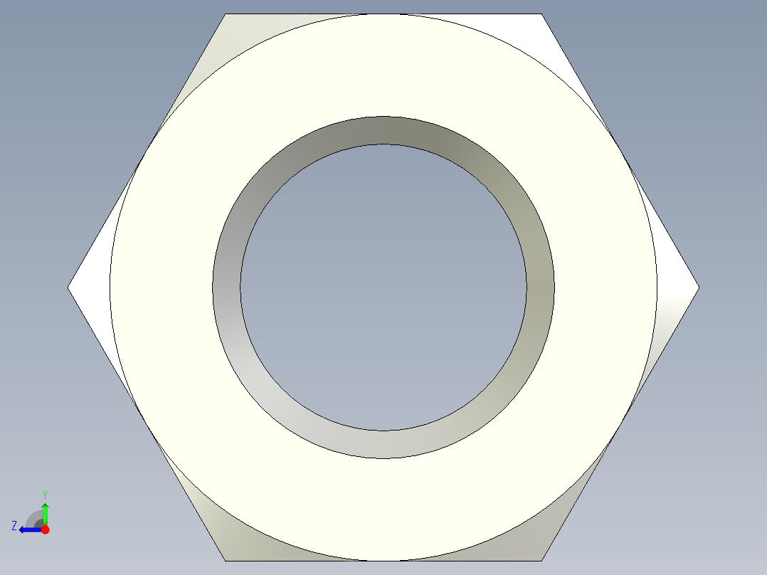 螺母-Nut_M10-4-16-30-30.stp右视图