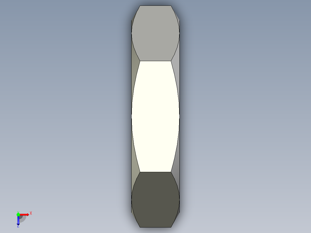 螺母-Nut_M10-4-16-30-30.stp俯视图