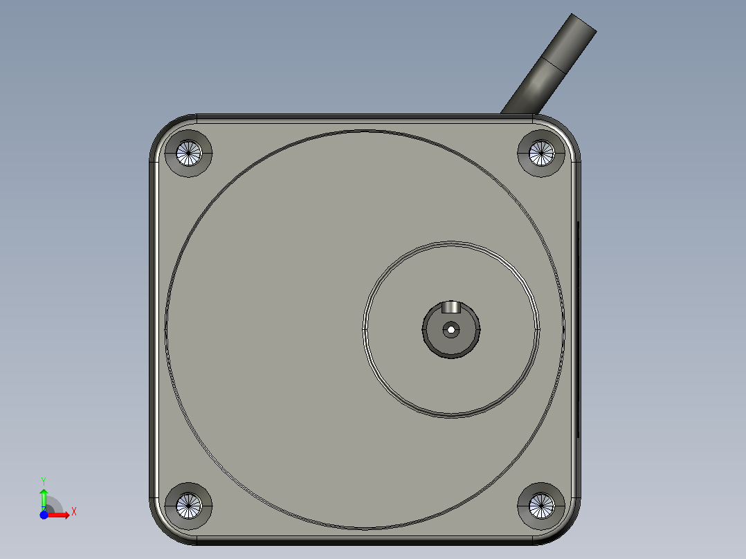 齿轮马达DC汽车松冈08SGN 12V 120W前视图