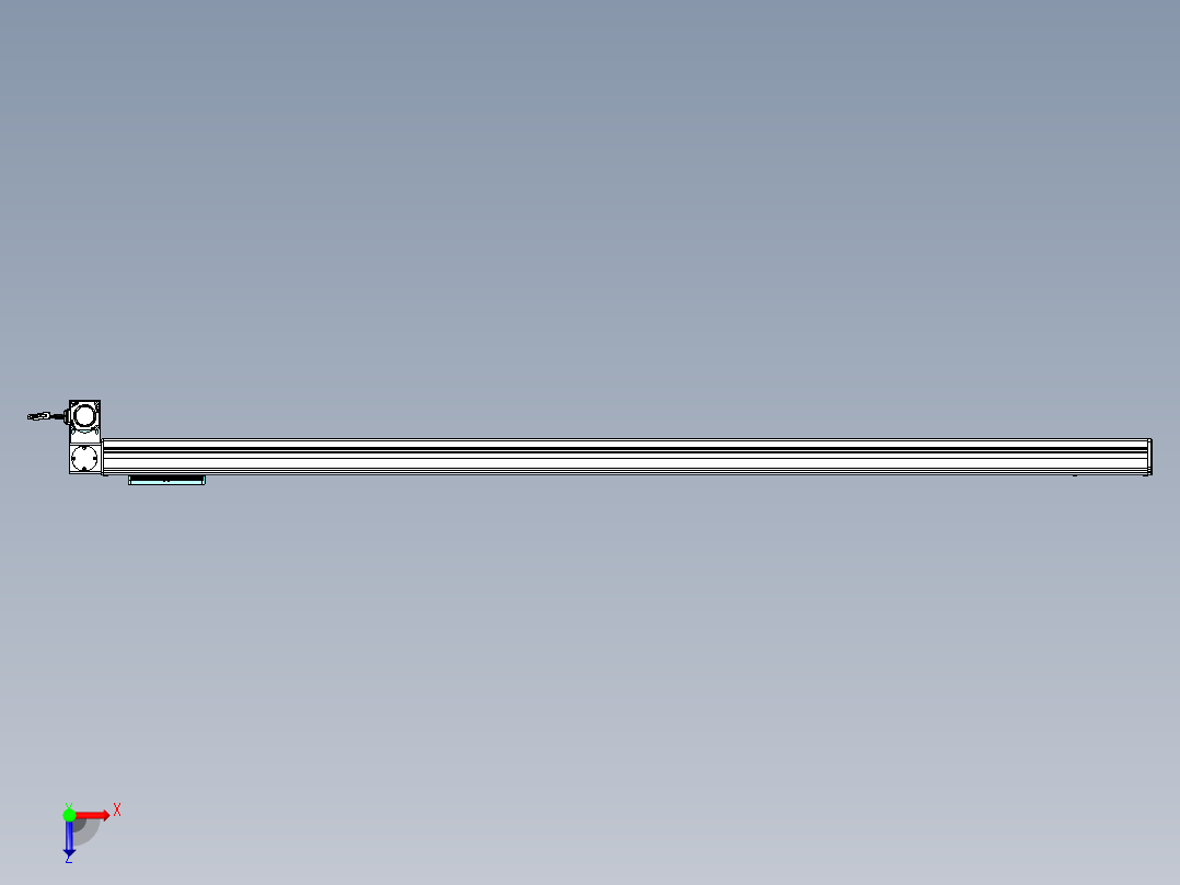 威洛博VBC同步带传动一无尘环境VBC14-L45-S1900-BLD-ZP40-C3俯视图