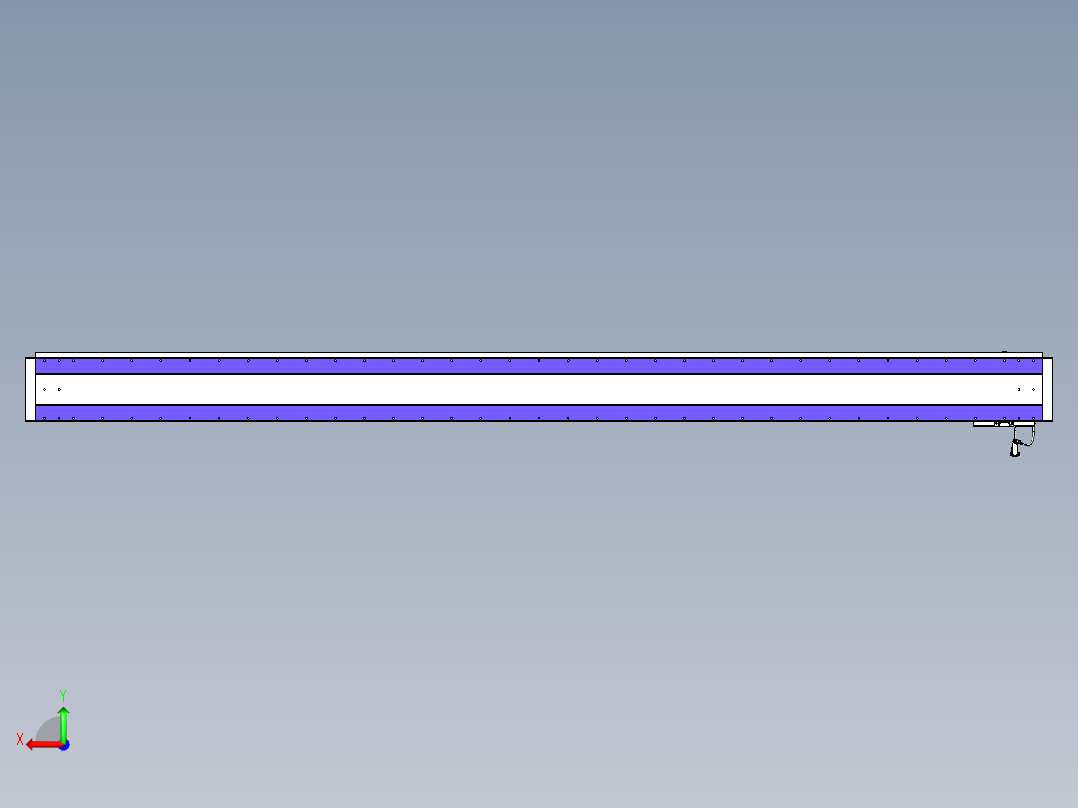 威洛博VL系列直线电机模组-VL22H3-S3200后视图