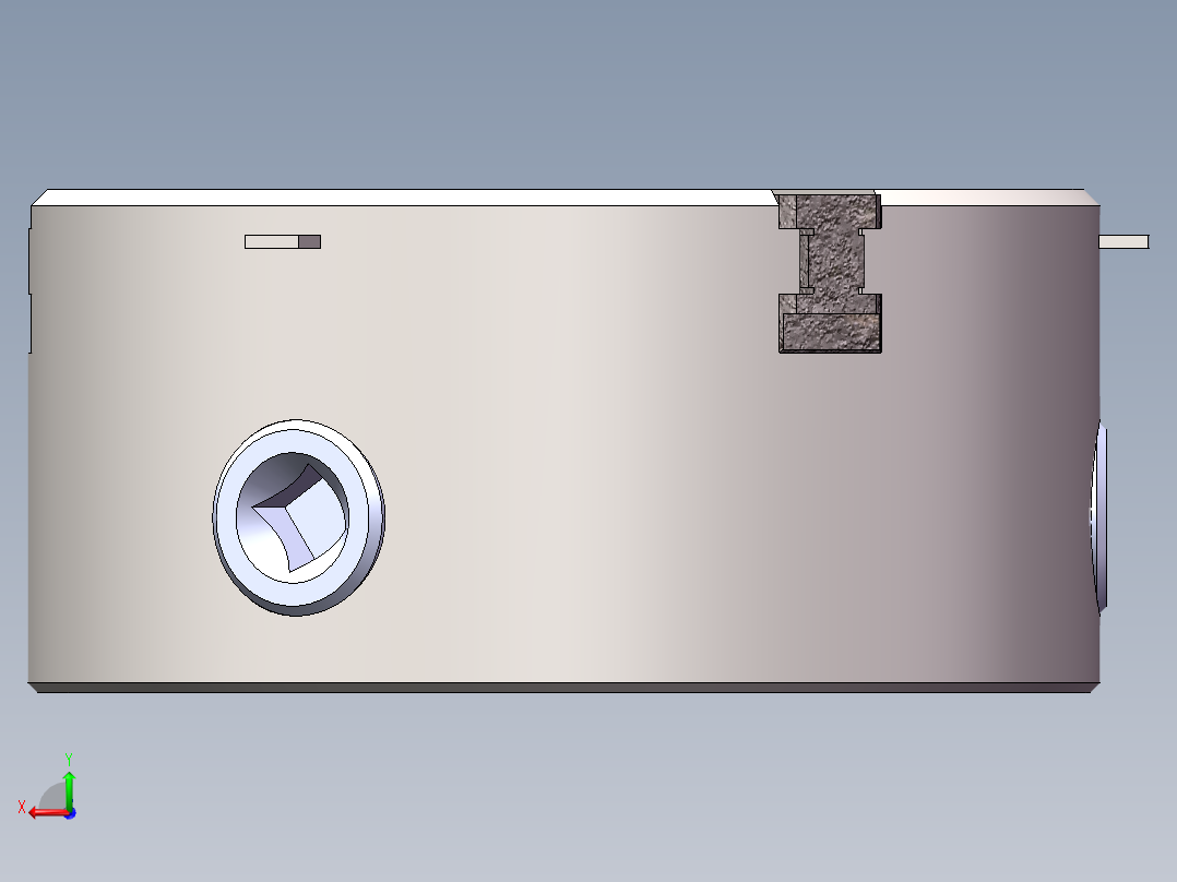 三抓卡盘后视图