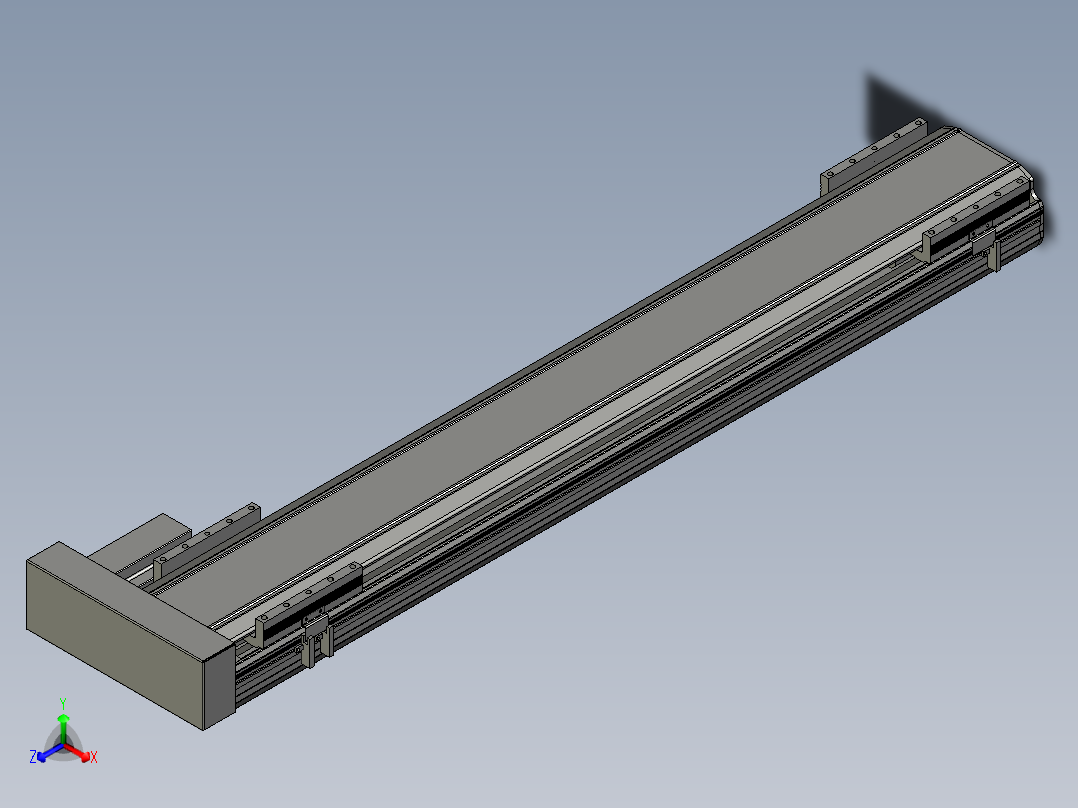 直线模组LHA170-S1000-R设计图纸