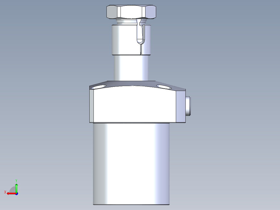 KOSMEKLHA0550-CL-Y60多系列多零件图纸模型后视图
