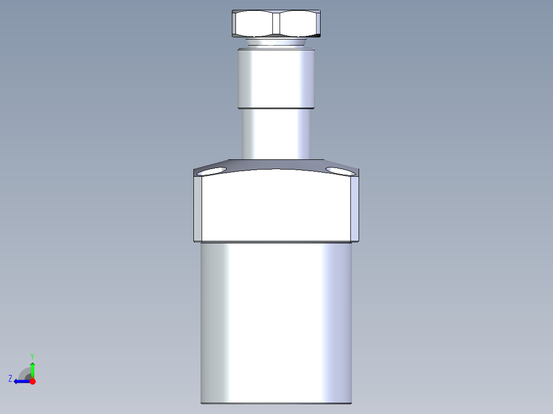 KOSMEKLHA0550-CL-Y60多系列多零件图纸模型右视图