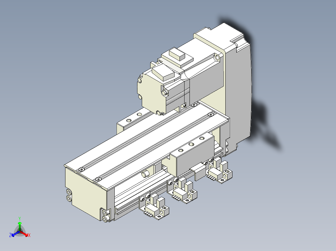 钢基模组-TPA-KNR-6005C-150A1-MU-H1S1正等轴测图