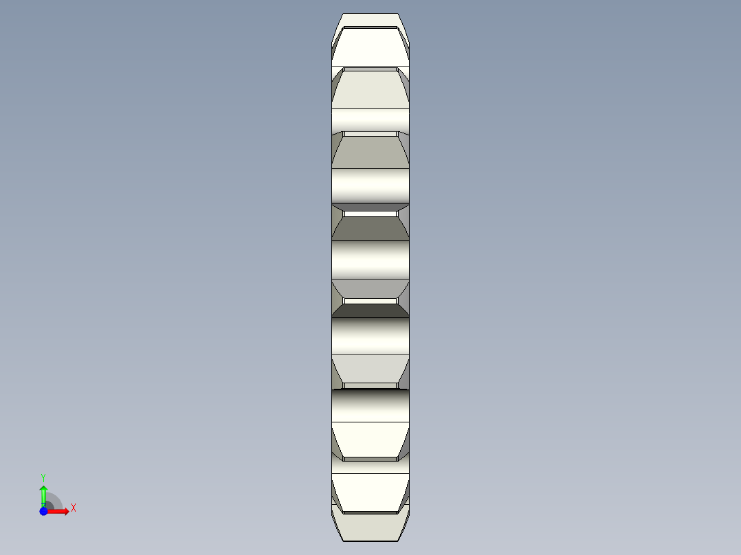 链轮-Sprocket_19-30-20-Y-Y__1.5_.stp前视图