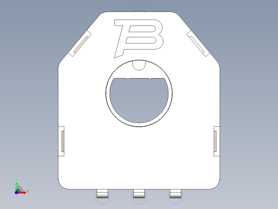 无源元件封装-3382H前视图