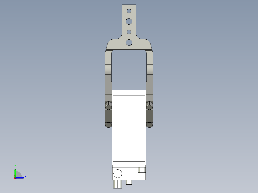 德克斯TUNKERS气缸数模V_50_1_A10_T12_135_GRAD_TUENKERS左视图