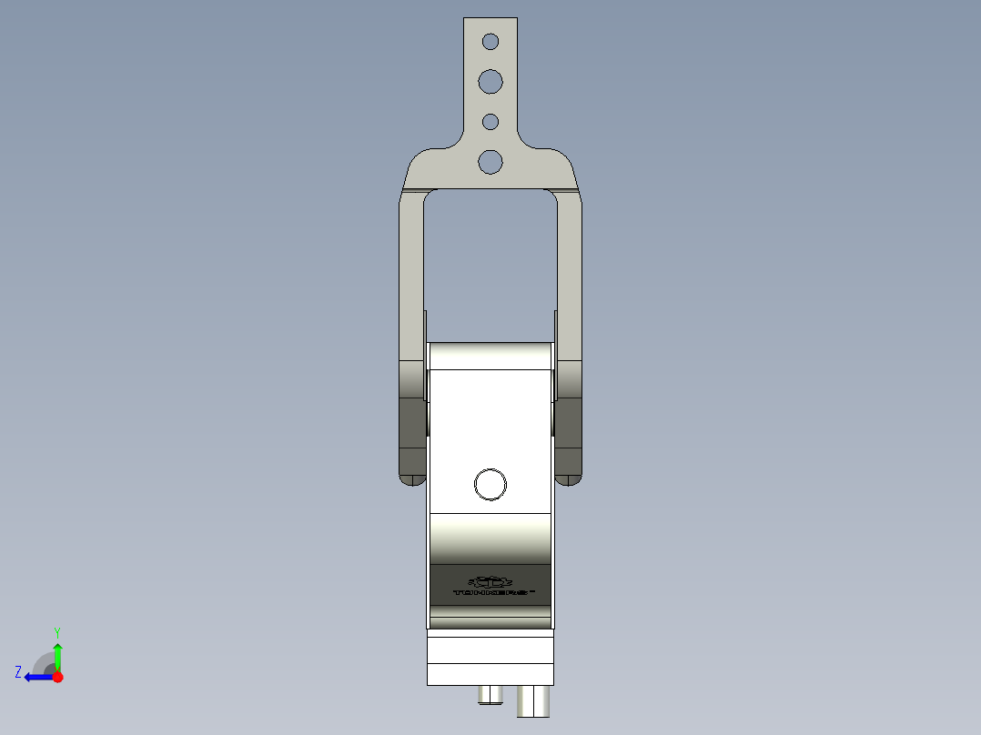 德克斯TUNKERS气缸数模V_50_1_A10_T12_135_GRAD_TUENKERS右视图