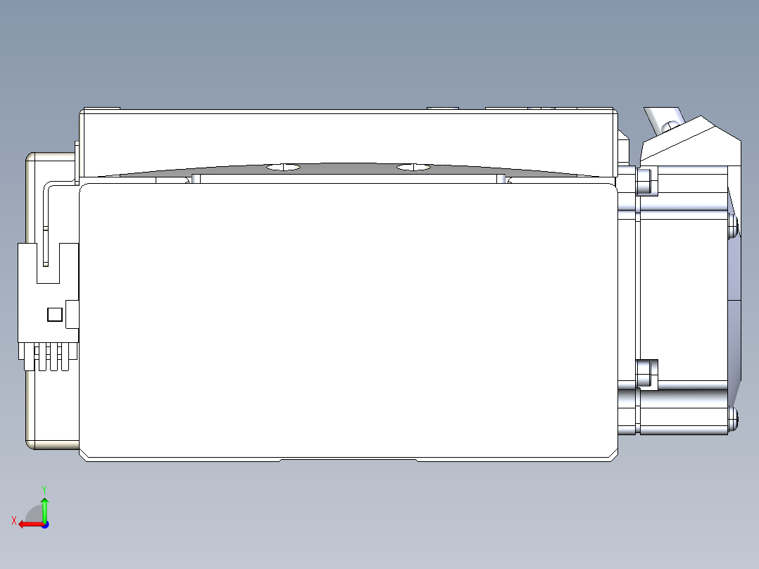同步带全封闭直线模组TPA-HCB-120D-90-L350-MR-C-P40-N3后视图