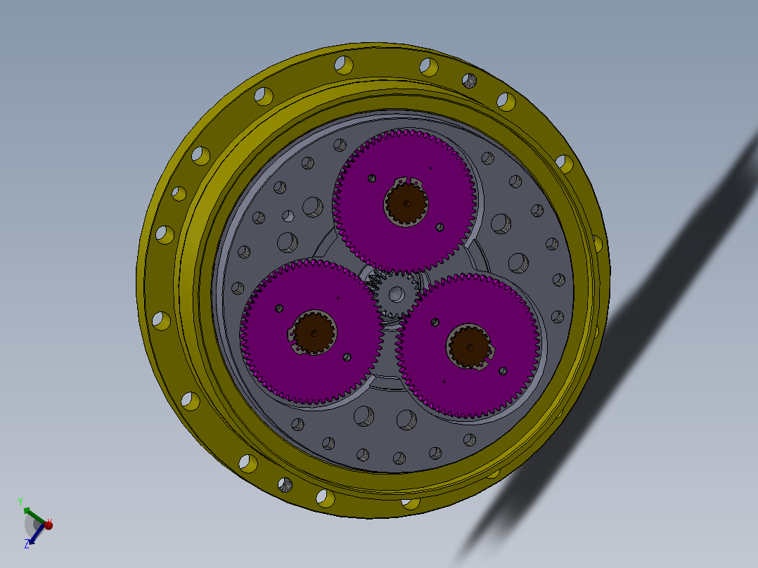 <span style='color: red'>机器人</span>专用RV减速器设计【三维SW+8张CAD图纸+说明书】 1228861