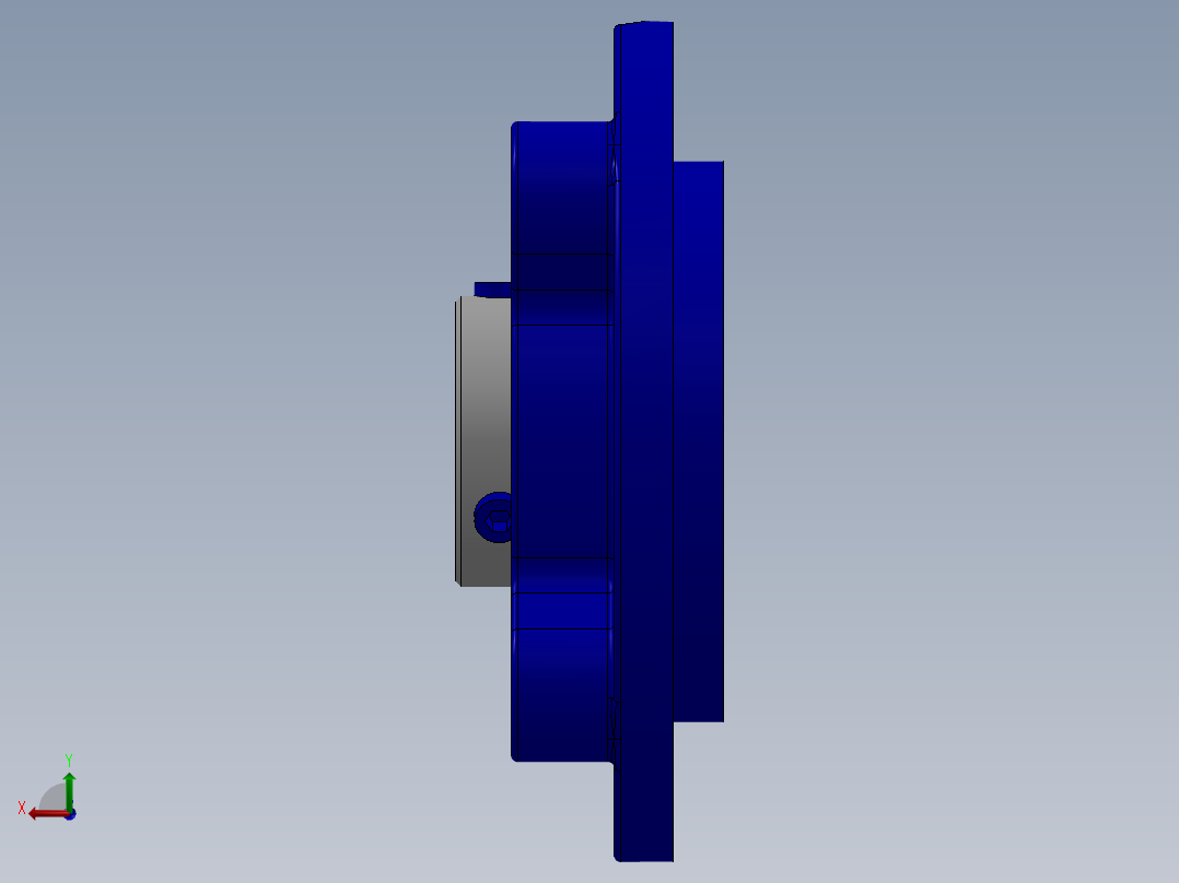 多刃切片锯片多刃双锯机后视图