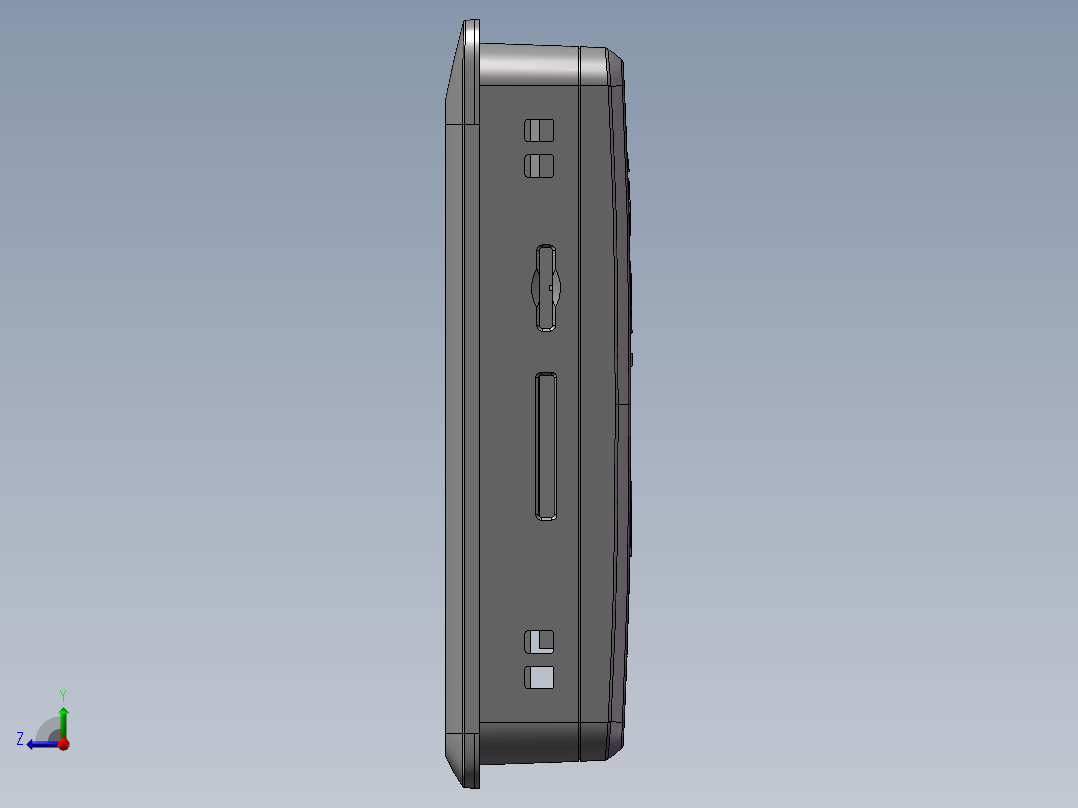 汇川触摸屏右视图