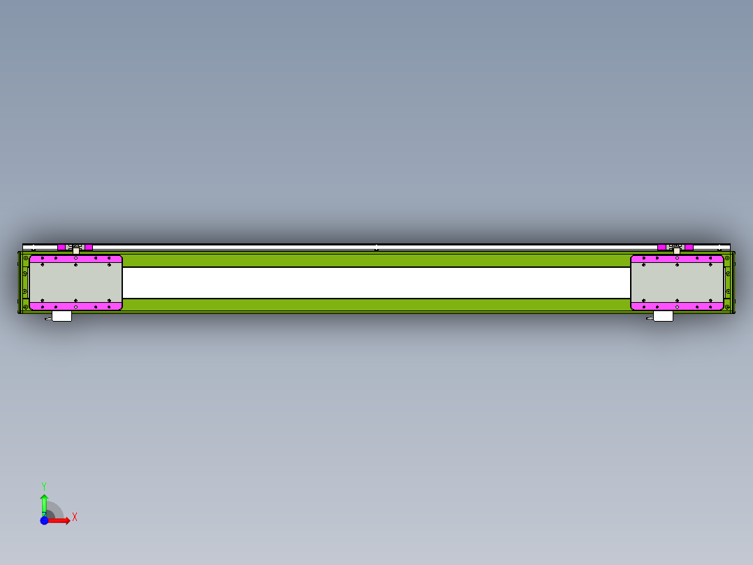 威洛博LC系列3d模型模组2LC14S2Y-S1100前视图