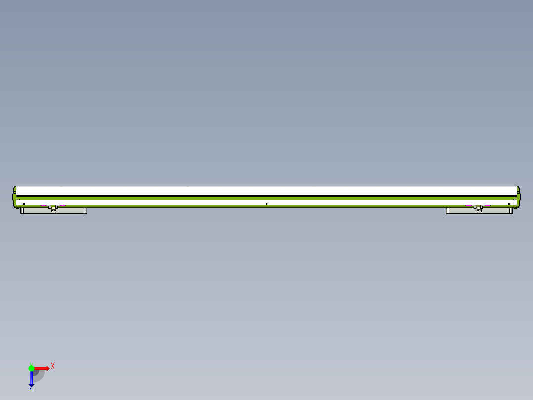 威洛博LC系列3d模型模组2LC14S2Y-S1100俯视图