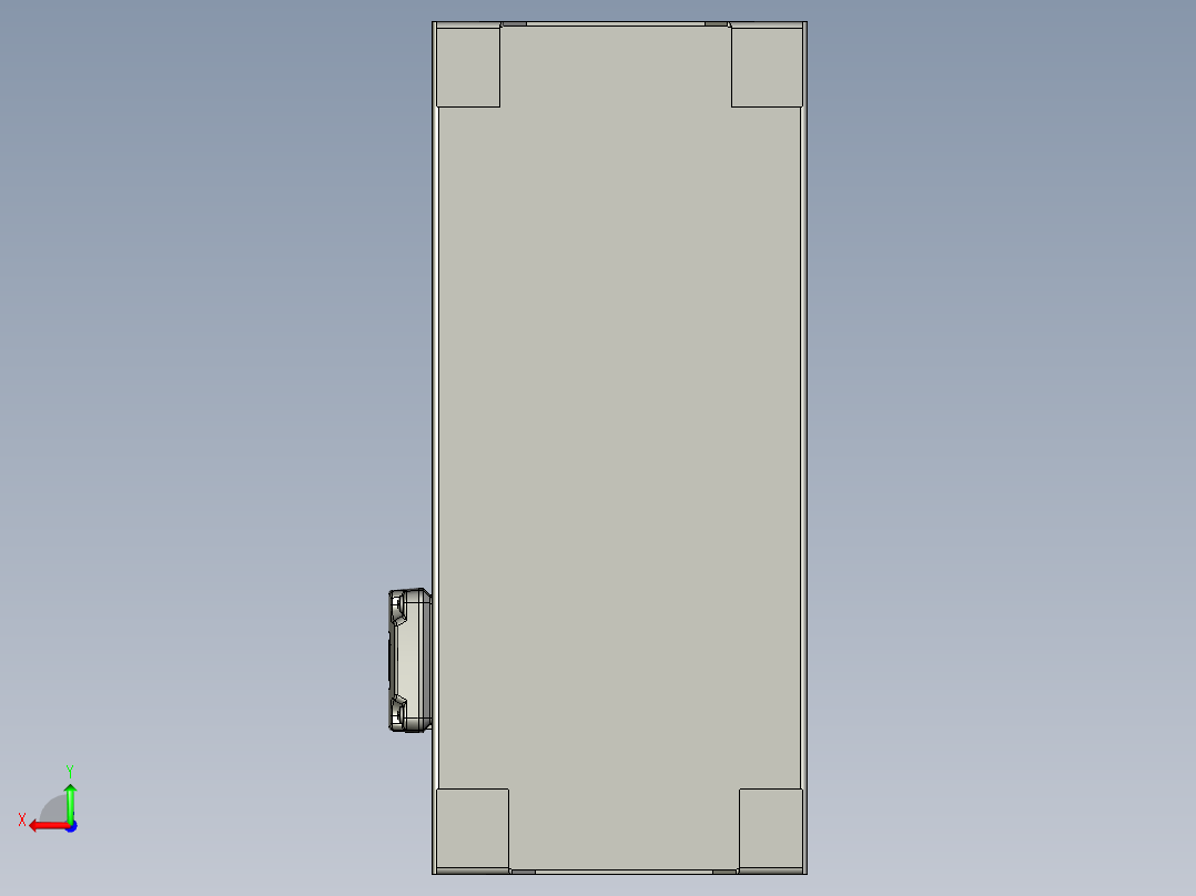 液压站（液压泵）后视图
