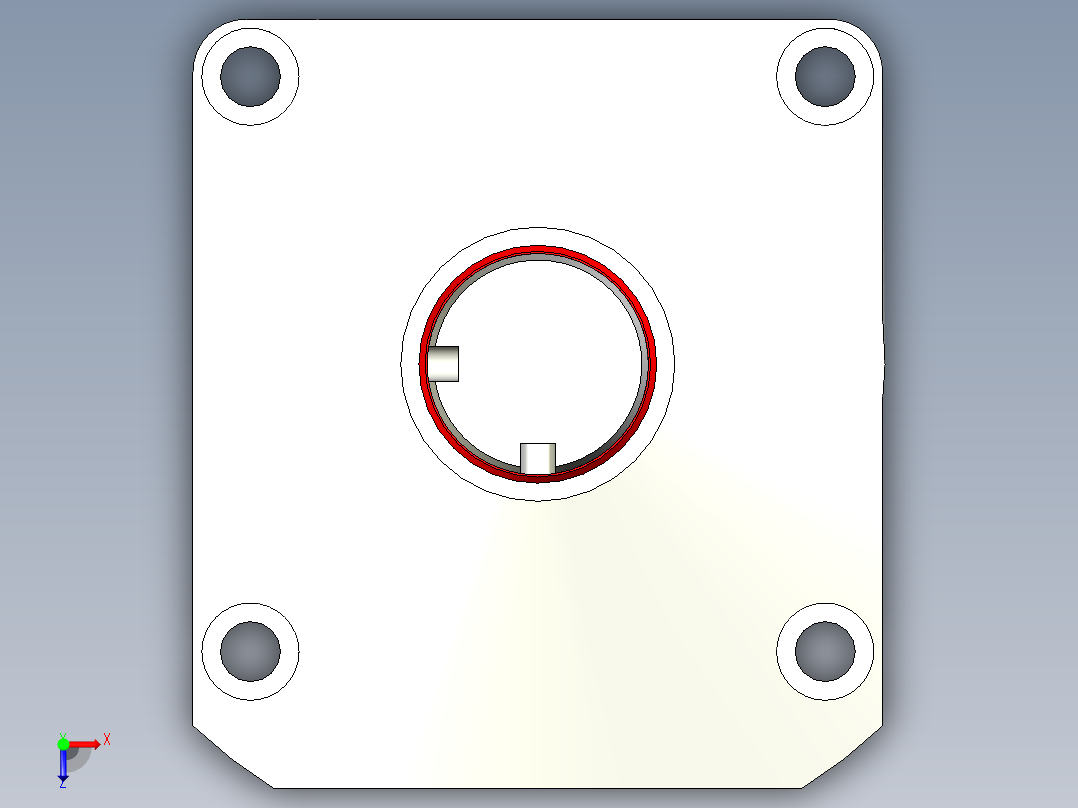 KOSMEKWHE4000-2SR-F多系列多零件图纸模型多系列多零件图纸模型俯视图