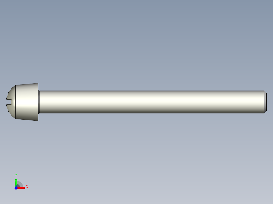 Cross_recessed_head-M3-30-30-4.2-5-3.5.stp螺钉-前视图
