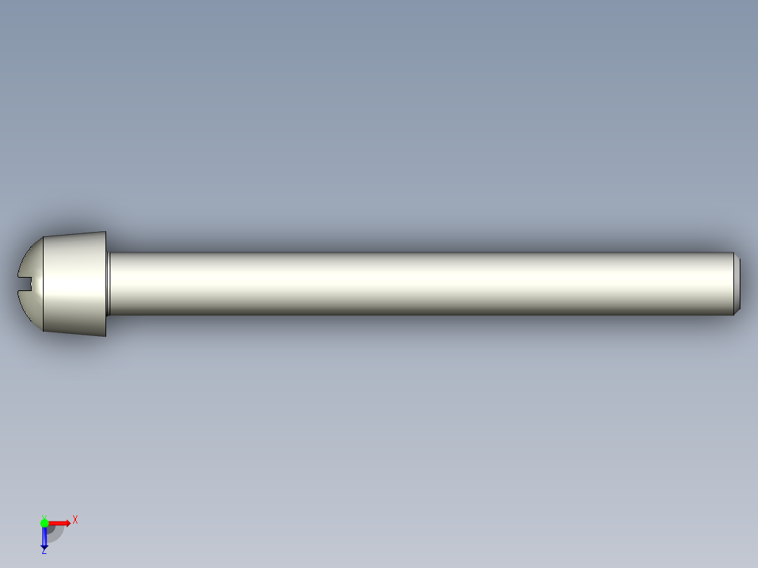 Cross_recessed_head-M3-30-30-4.2-5-3.5.stp螺钉-俯视图
