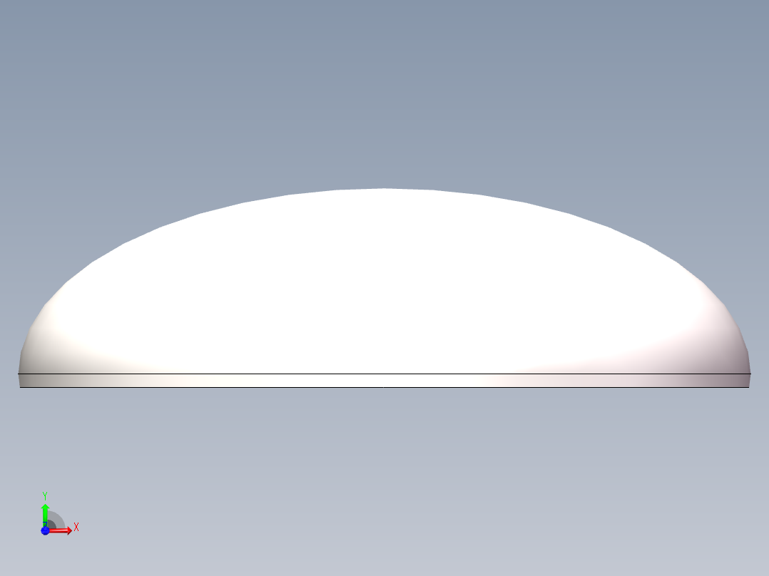 EHA椭圆形封头DN2100前视图