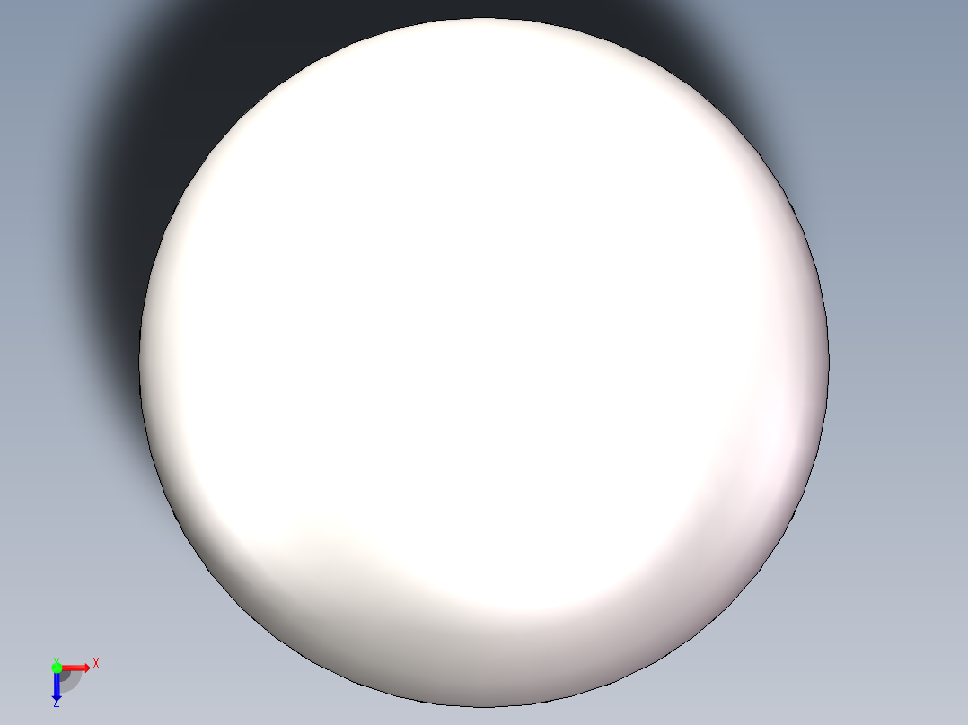 EHA椭圆形封头DN2100俯视图