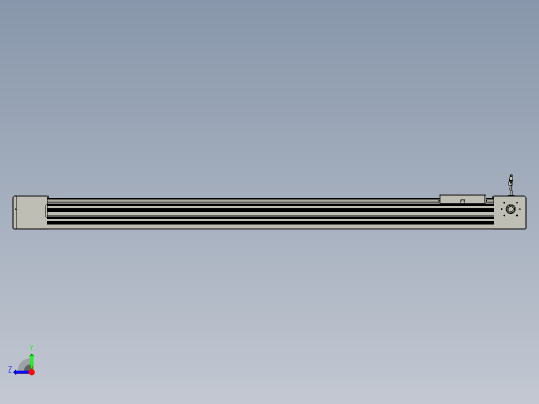 威洛博直线电机模组EB10-L224-S1500-L-ZP75-MS3-5K右视图