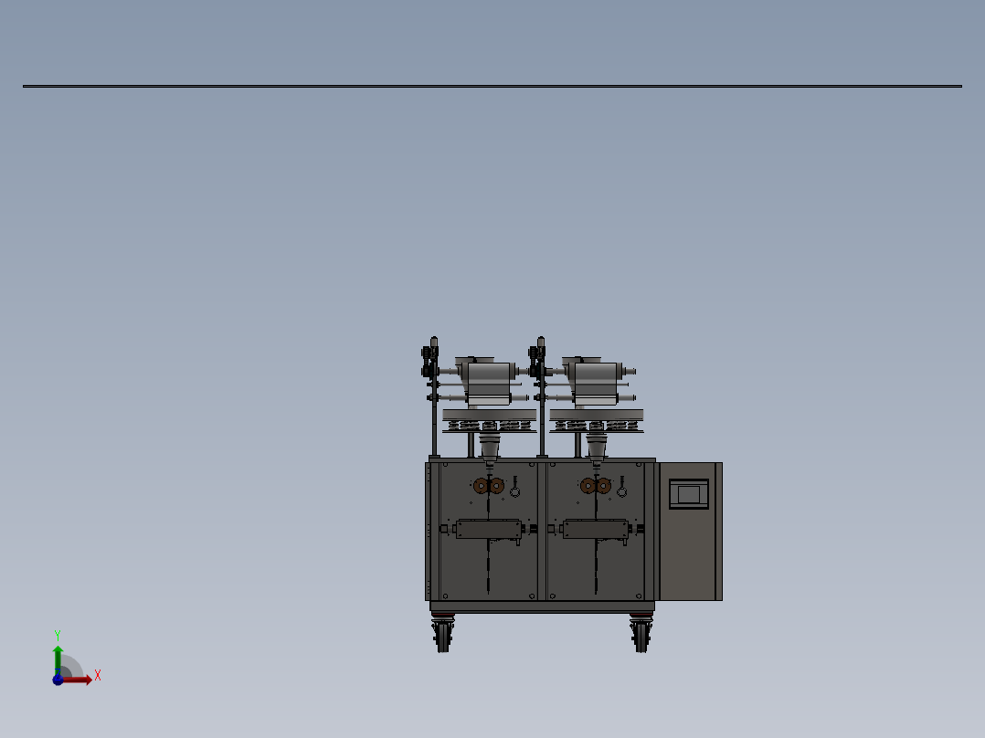 双封口包装机袋式颗粒封口机sw16前视图
