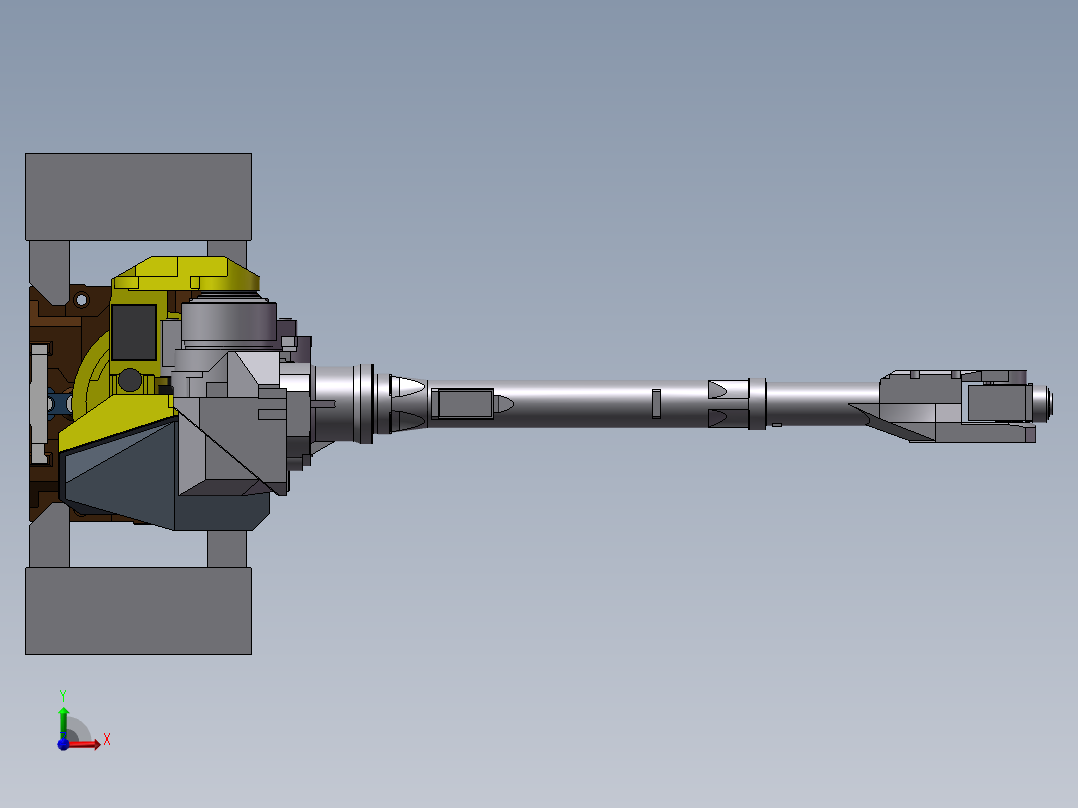 发那科M-710iC20L机器人三维数模前视图