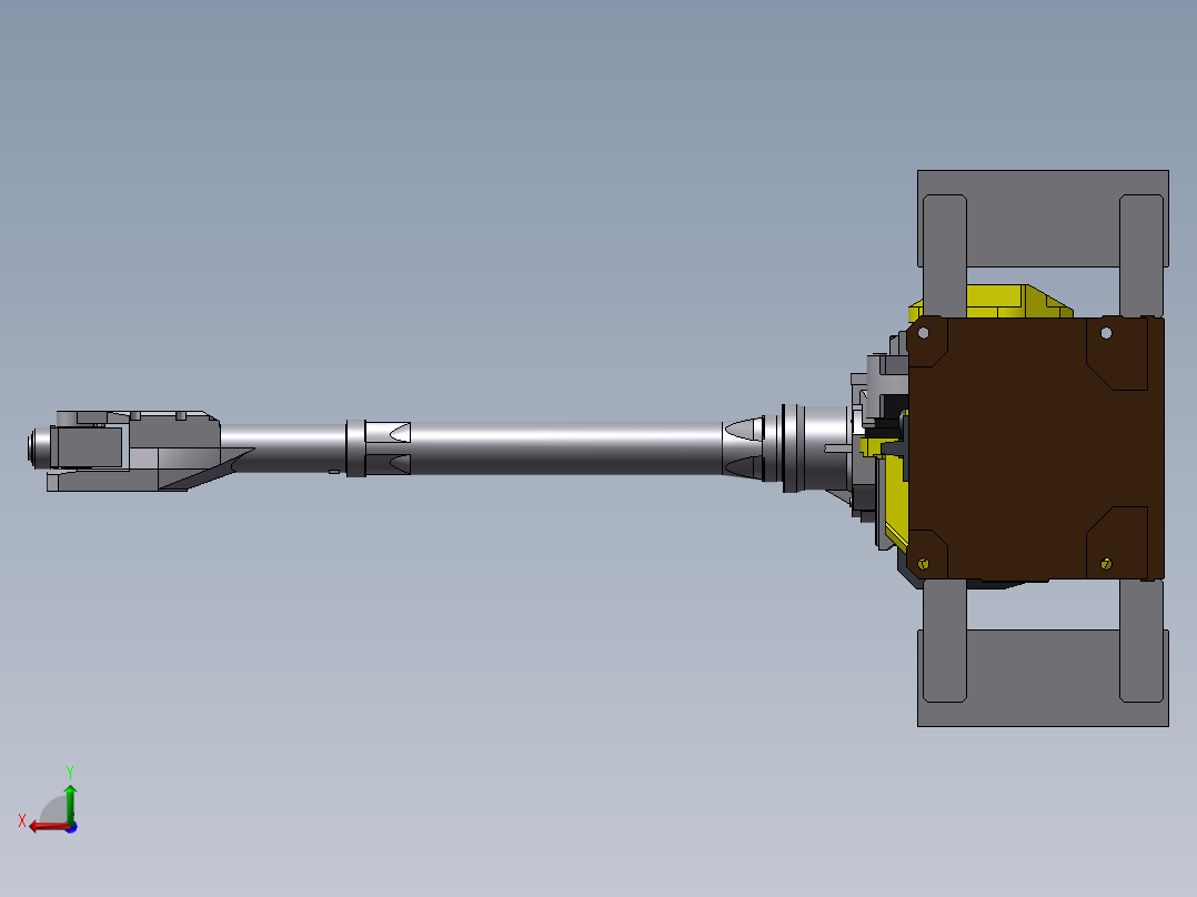 发那科M-710iC20L机器人三维数模后视图