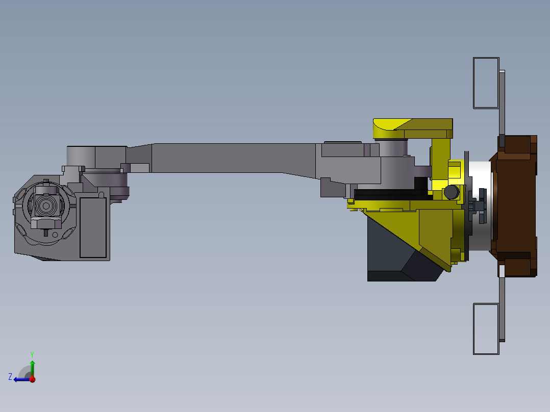 发那科M-710iC20L机器人三维数模右视图