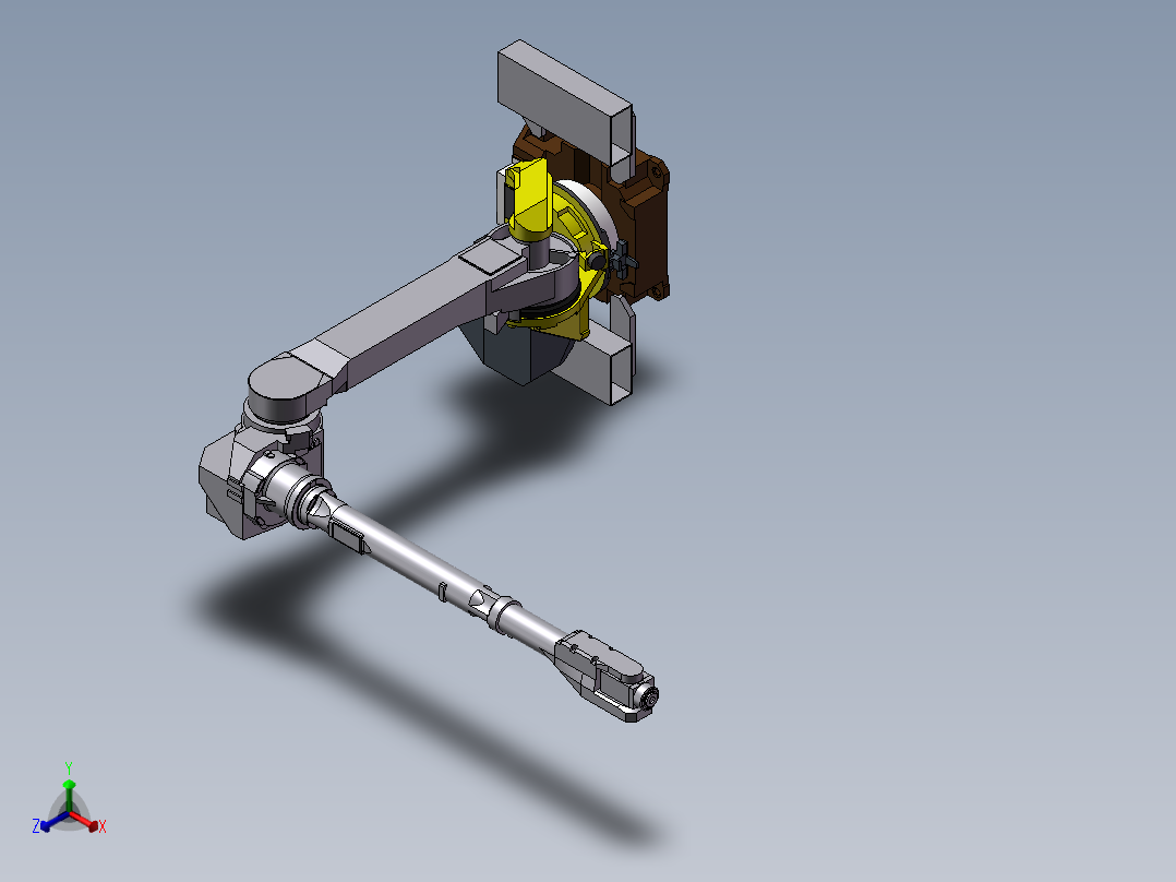 发那科M-710iC20L机器人三维数模正等轴测图