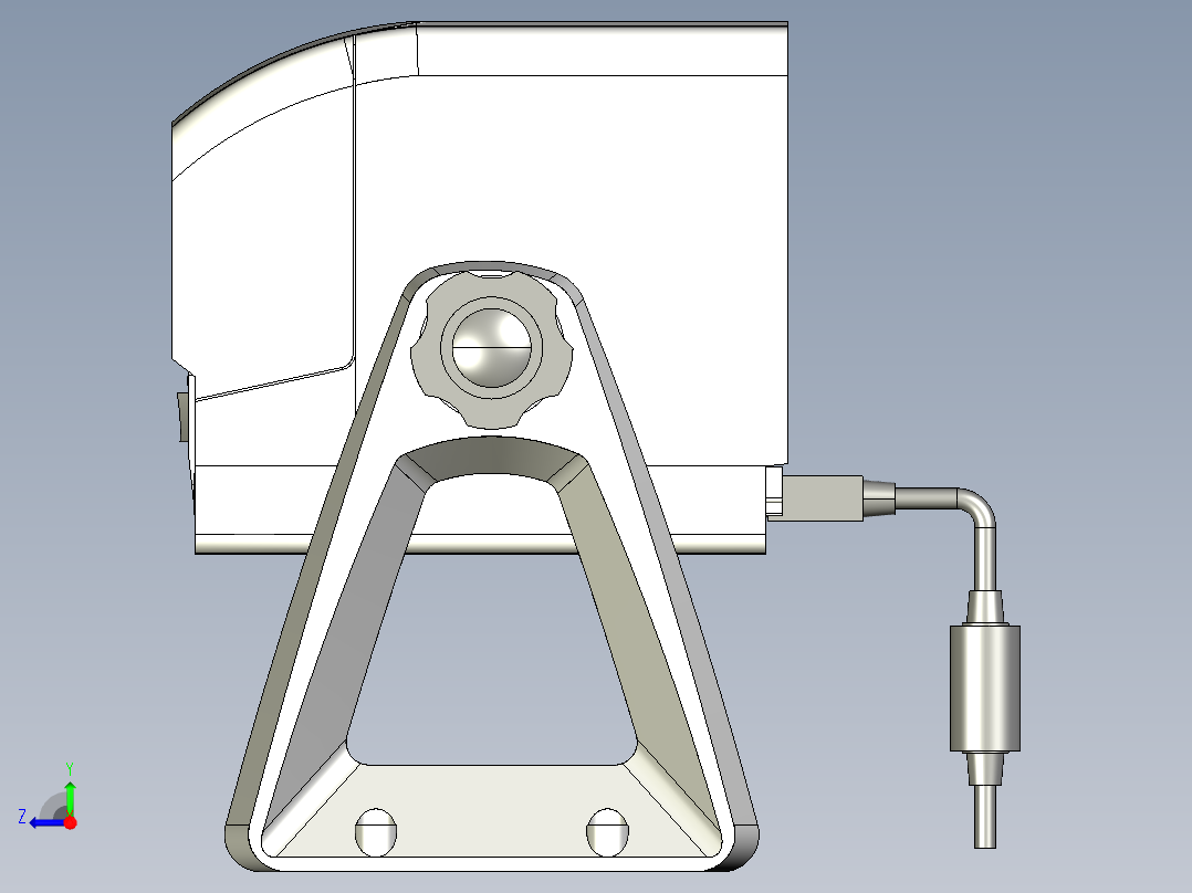 基恩士SJ-F2000_kc图纸模型右视图